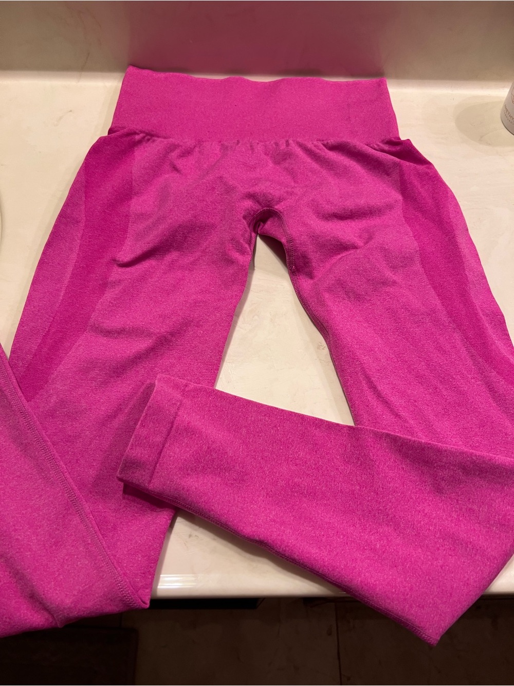 NVGTN Hot Pink High-Waist Seamless Leggings